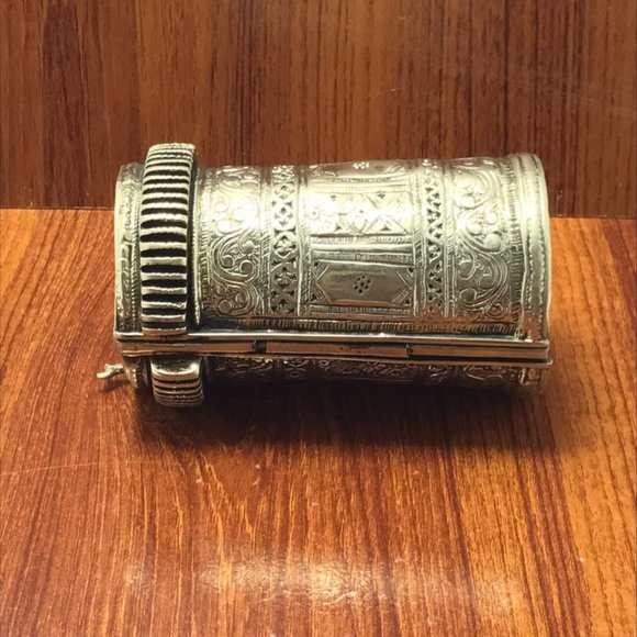 single   Golden Tribal Cuff Handmade Afghan Vintage Kuchi Handcuff - Picture 6 of 6